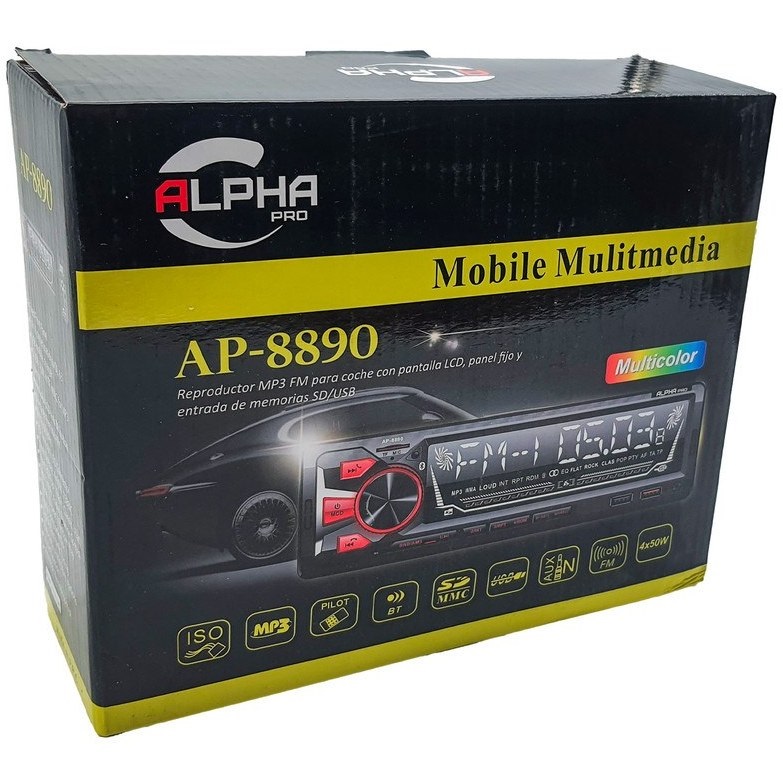 پخش خودرو آلفا پرو مدل AP-8890