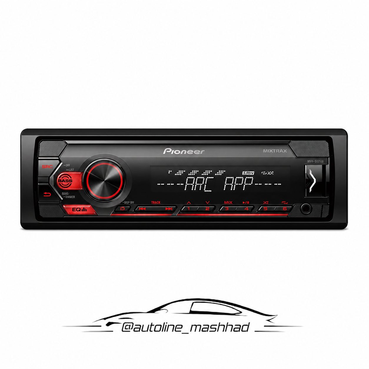 پخش پایونیر 125 Pioneer MVH-S125UI